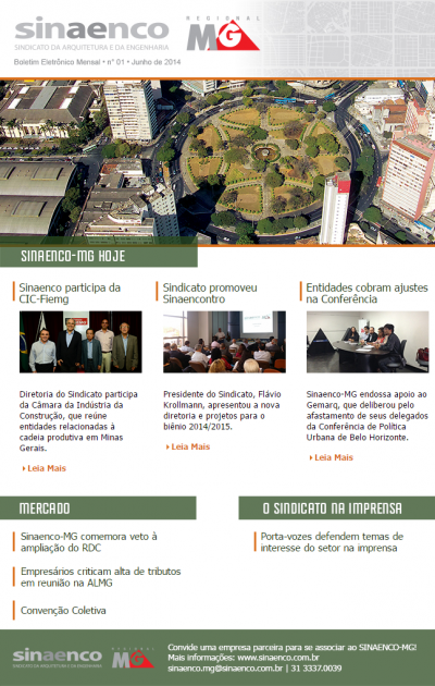 Informativo Sinaenco-MG