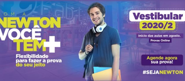 Newton lança vestibular on-line para garantir segurança do isolamento social